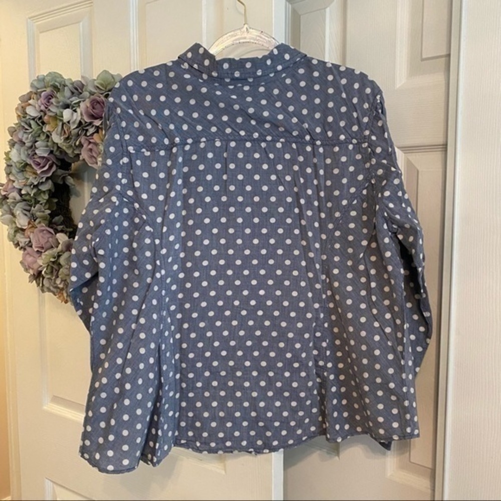 Torrid Polka Dots Button Down Shirts - image 3